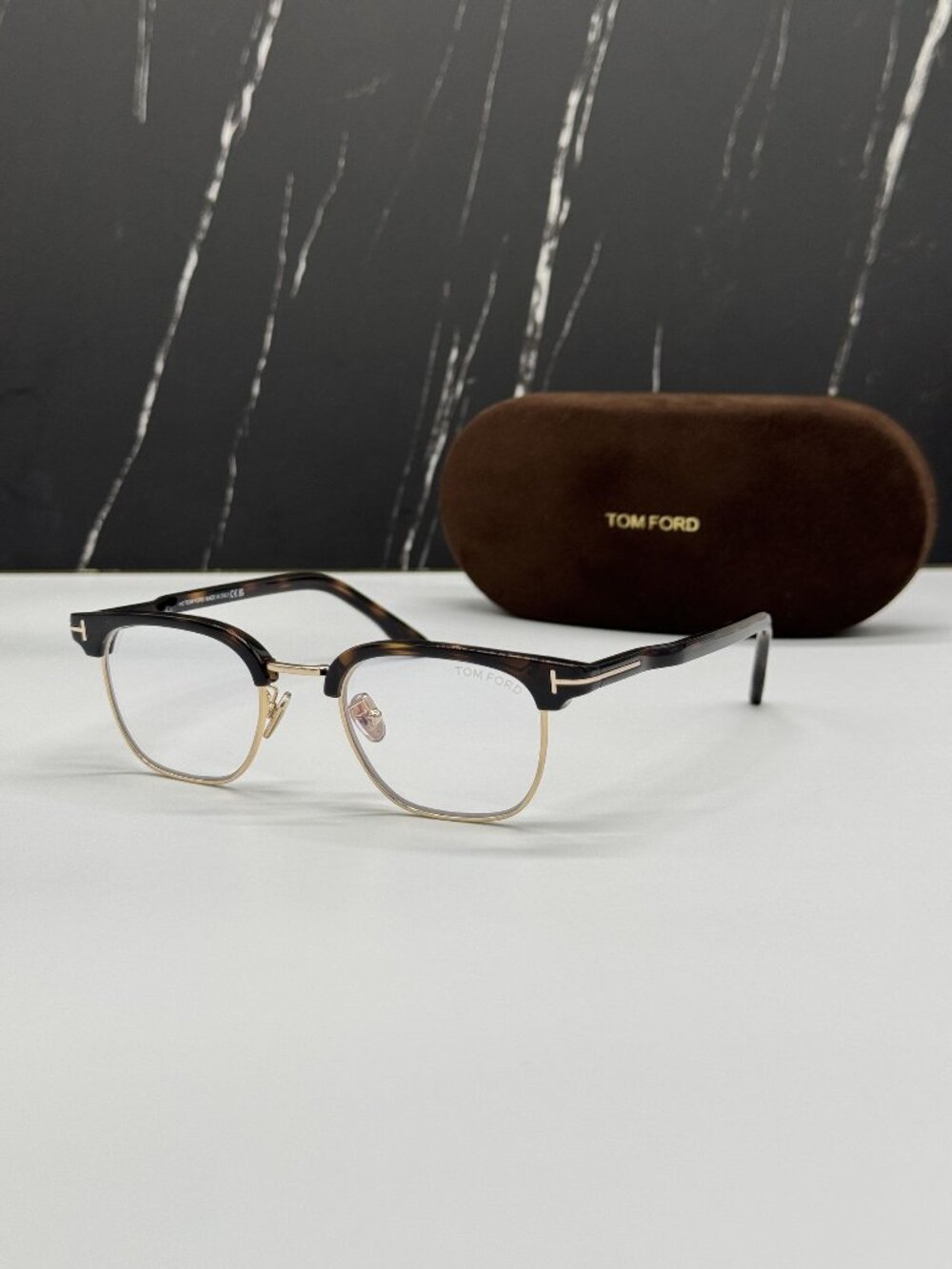 NEW TOM FORD HAVANA MEN EYEGLASSES FT5932 052 EYEWEAR TF5932 052